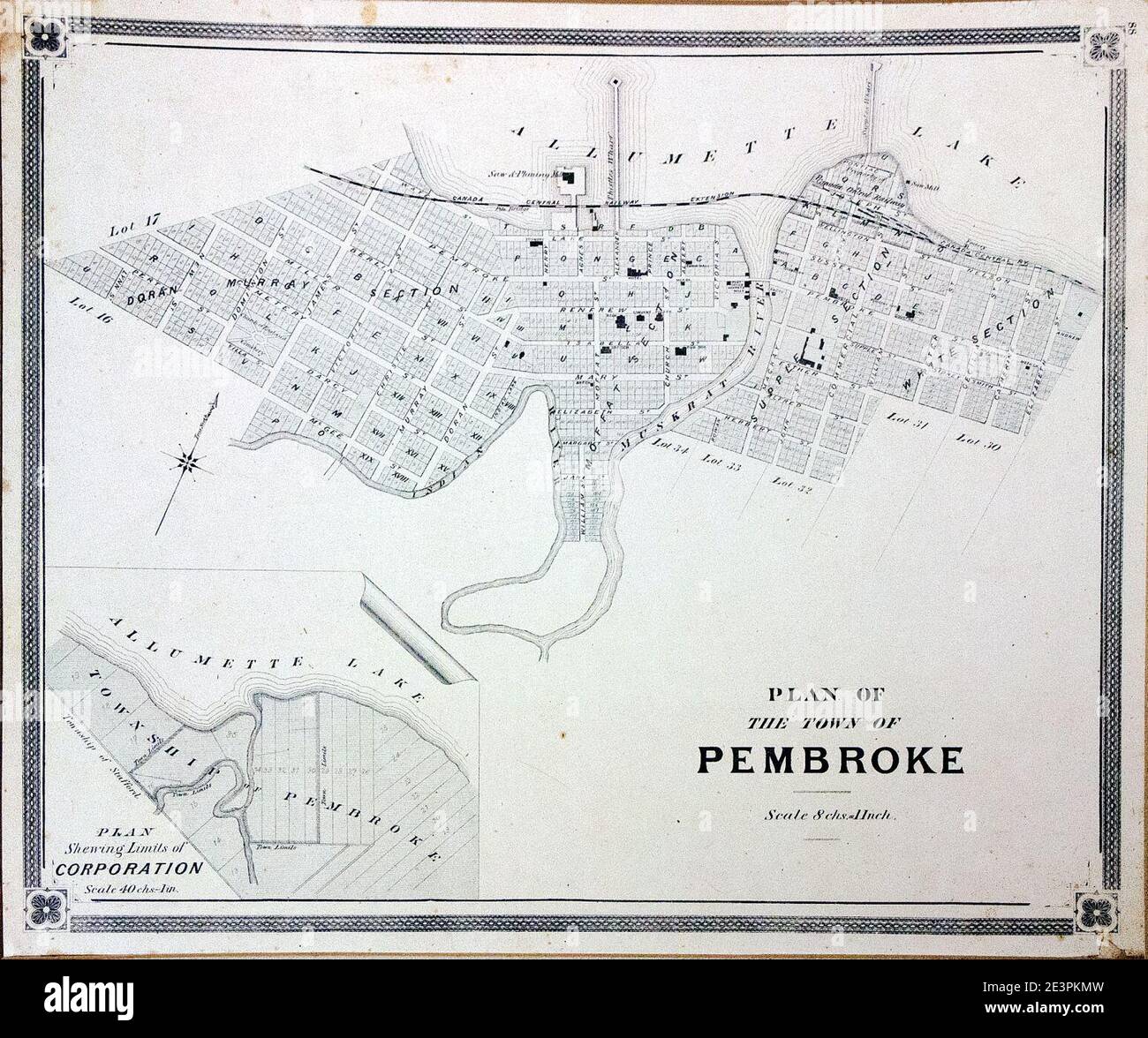 Mappa di pembroke immagini e fotografie stock ad alta risoluzione Alamy