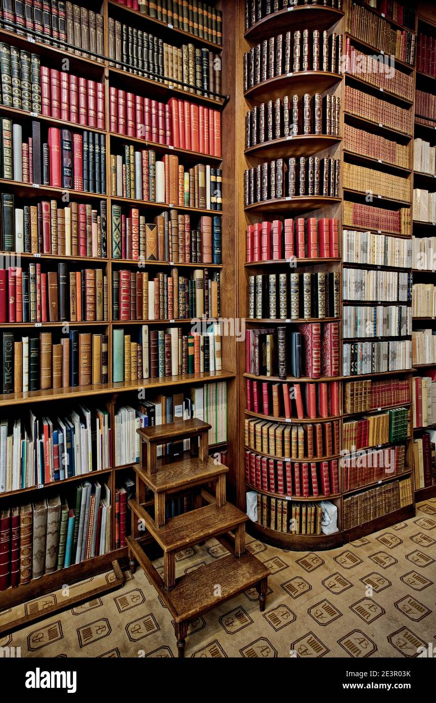 FRANCIA / IIe-de-France / Parigi / Libreria rara Librairie Auguste Blaizot . A Parigi Foto Stock