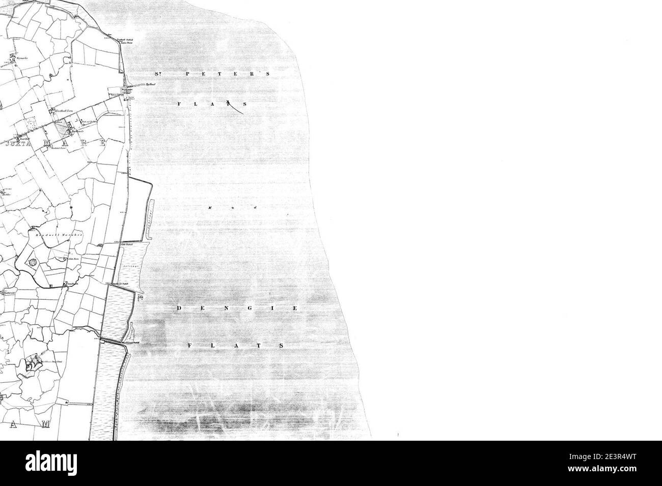 Mappa del foglio Essex 056, Ordnance Survey, 1872-1890. Foto Stock