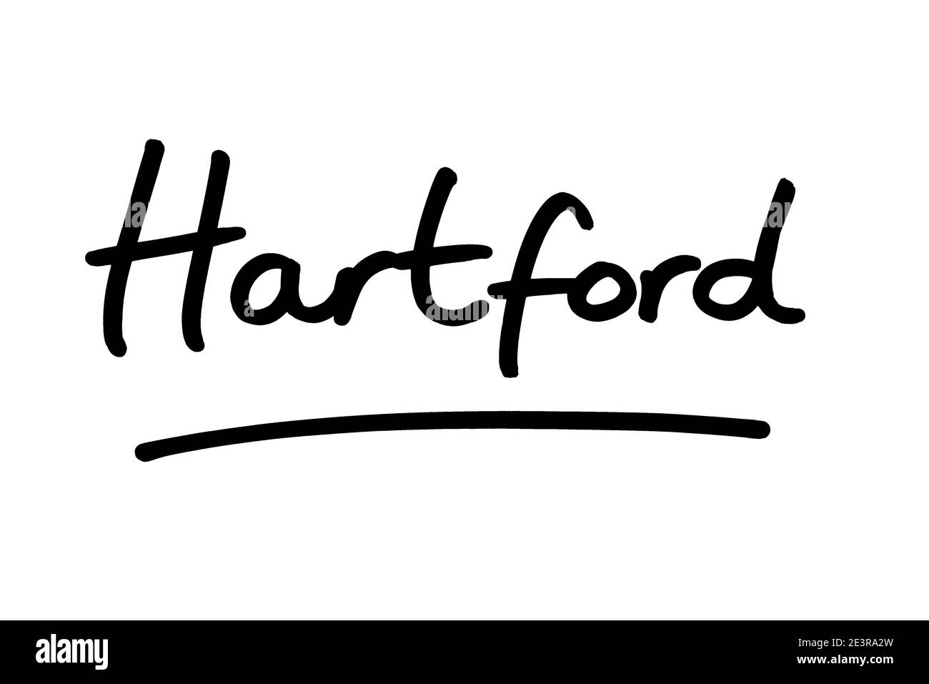 Hartford - la capitale dello stato del Connecticut, negli Stati Uniti d'America. Foto Stock