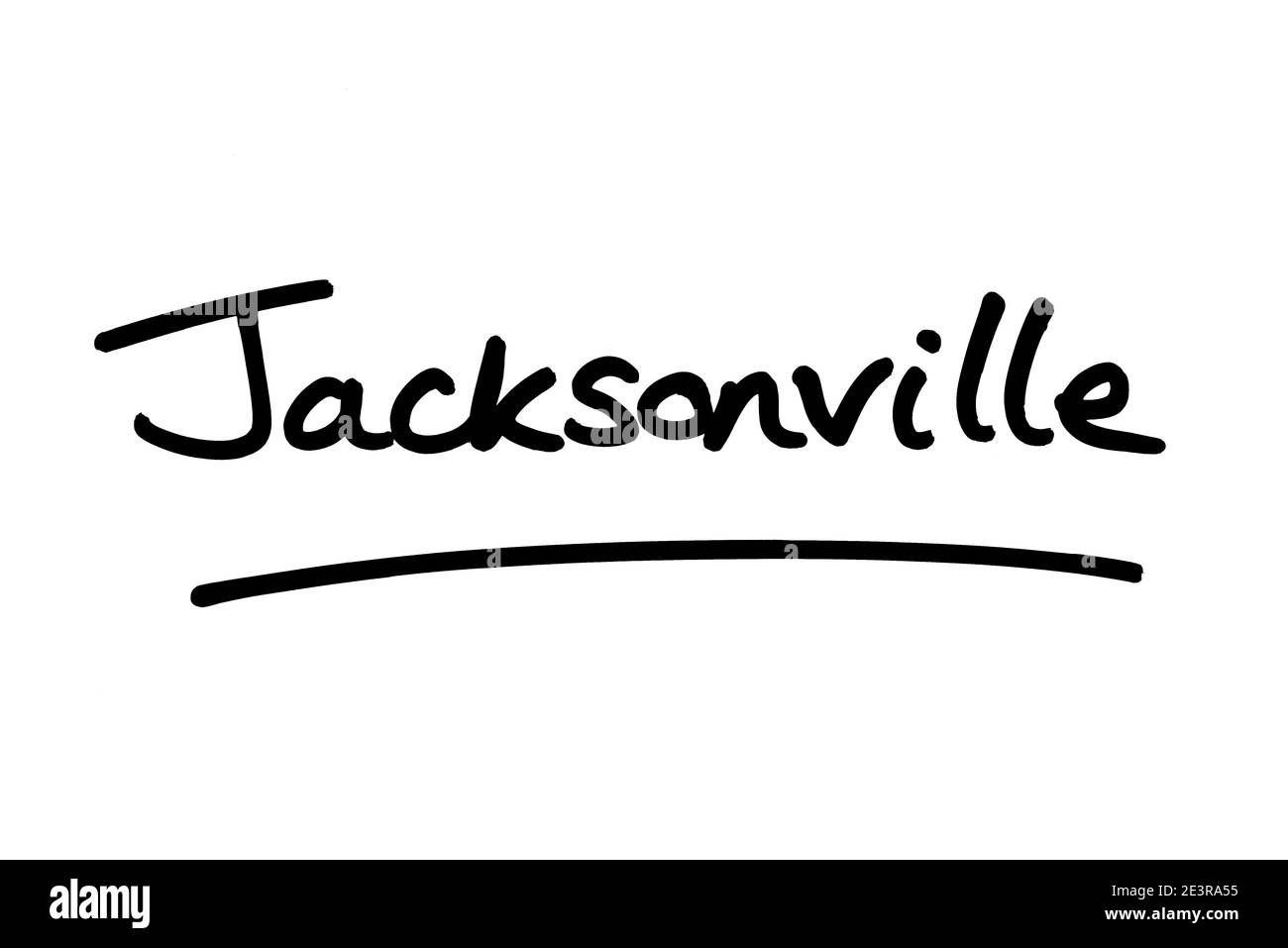 Jacksonville - una città dello stato della Florida, negli Stati Uniti d'America. Foto Stock