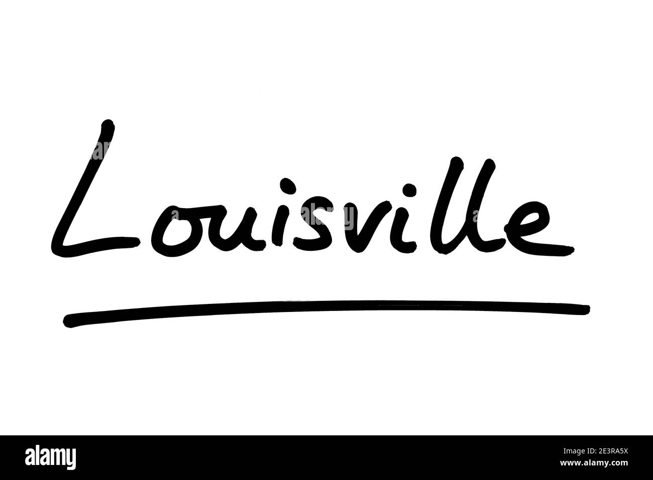 Louisville - una città dello stato del Kentucky, negli Stati Uniti d'America. Foto Stock