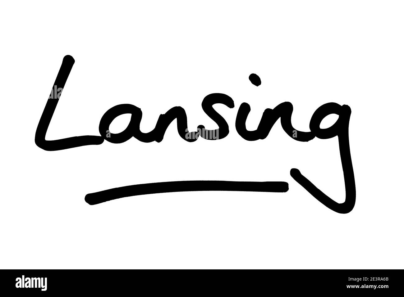 Lansing - la capitale dello stato del Michigan, negli Stati Uniti d'America. Foto Stock