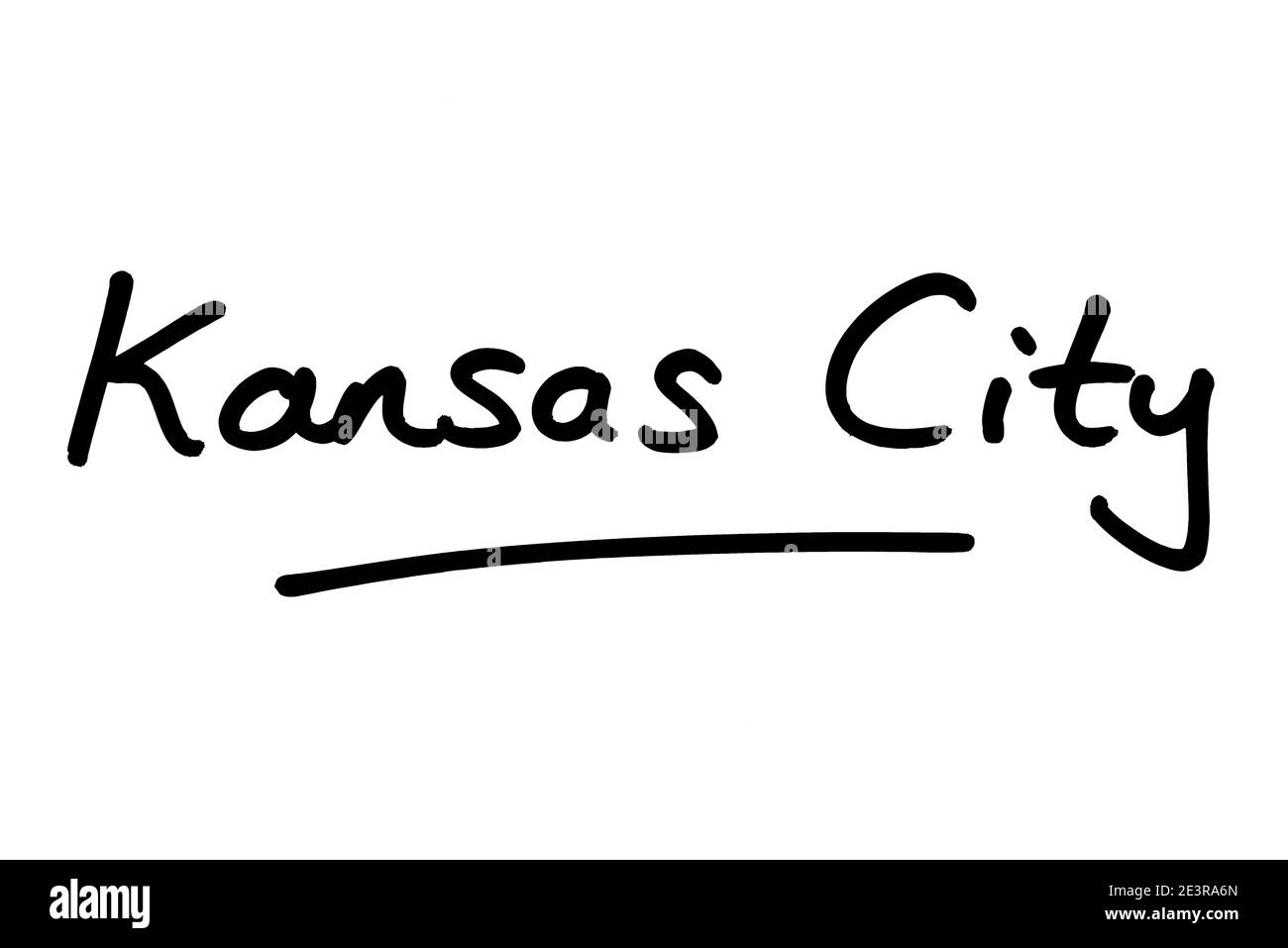 Kansas City - una città dello stato del Missouri, negli Stati Uniti d'America. Foto Stock