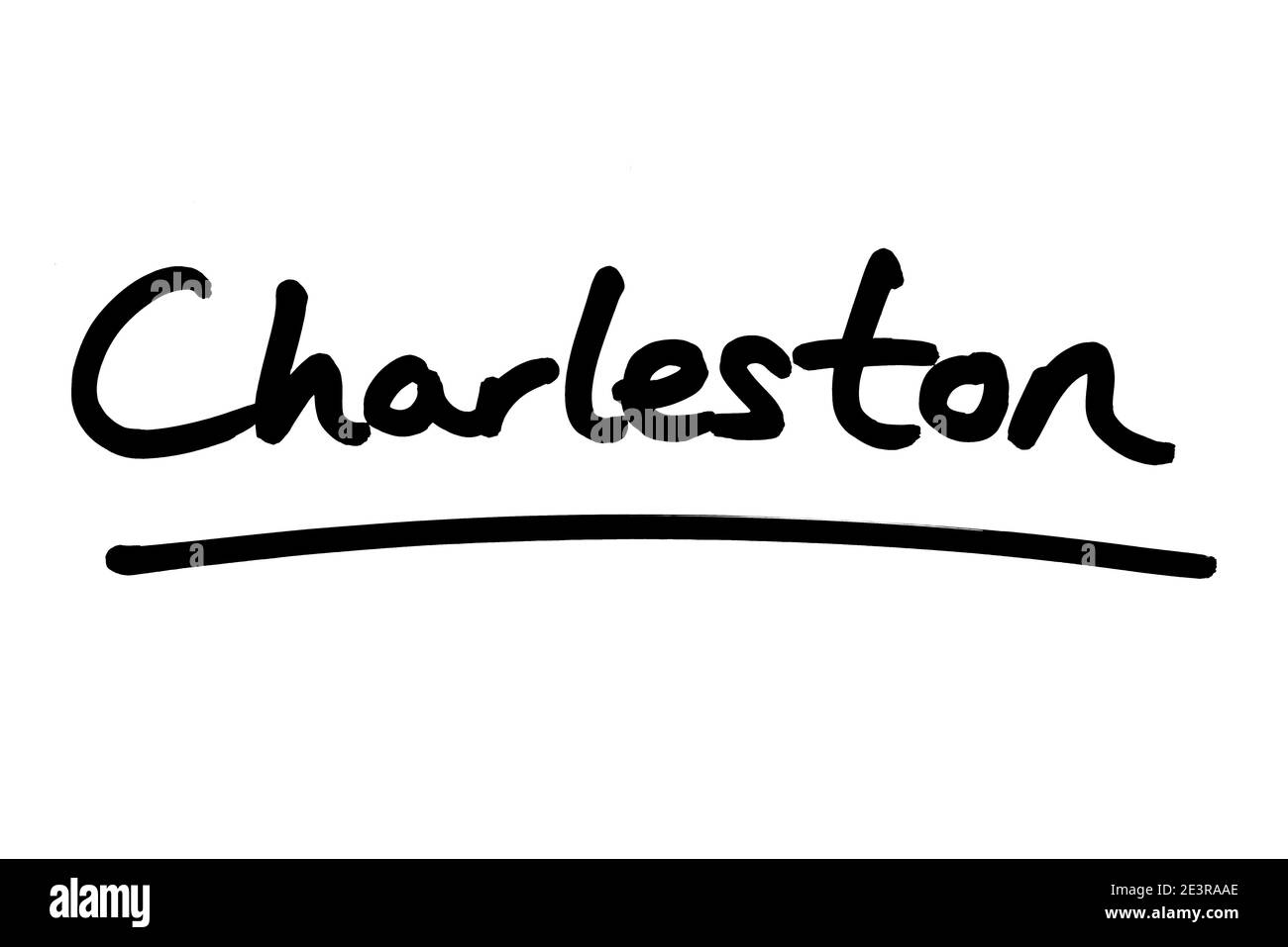 Charleston - una città dello stato del Carolina del Sud, negli Stati Uniti d'America. Foto Stock