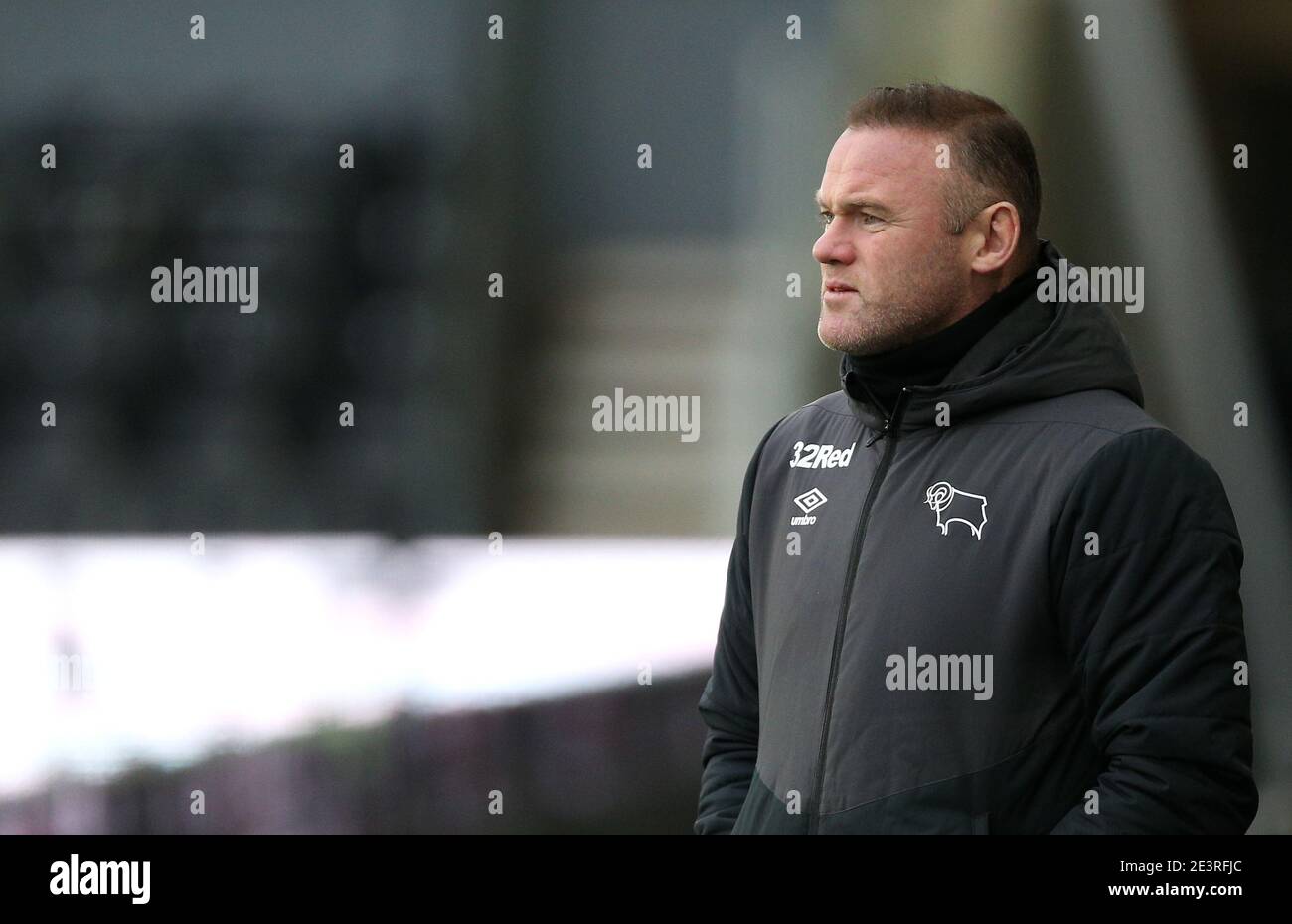 Wayne Rooney, direttore della contea di Derby Foto Stock