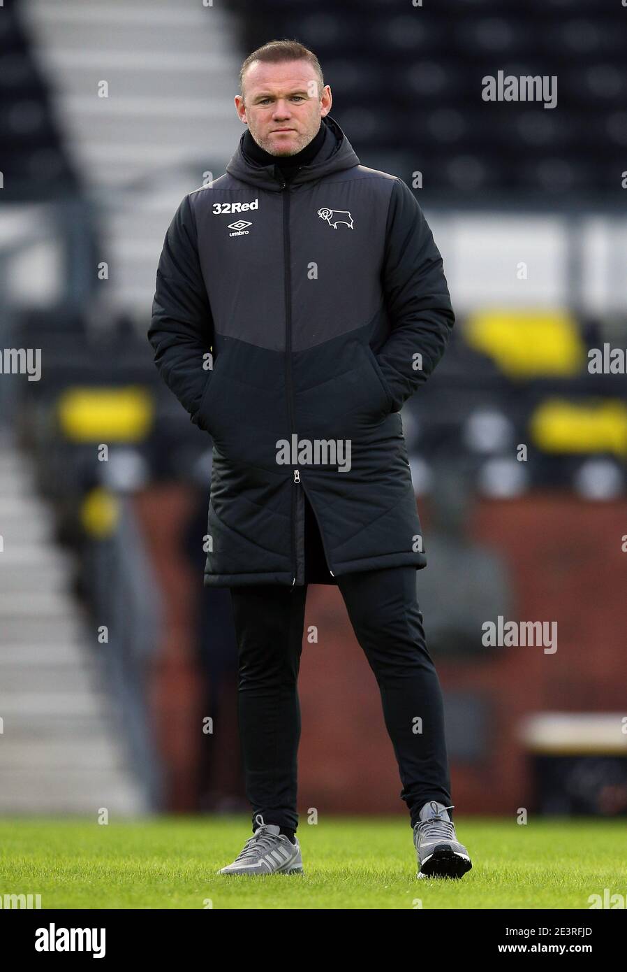 Wayne Rooney, direttore della contea di Derby Foto Stock