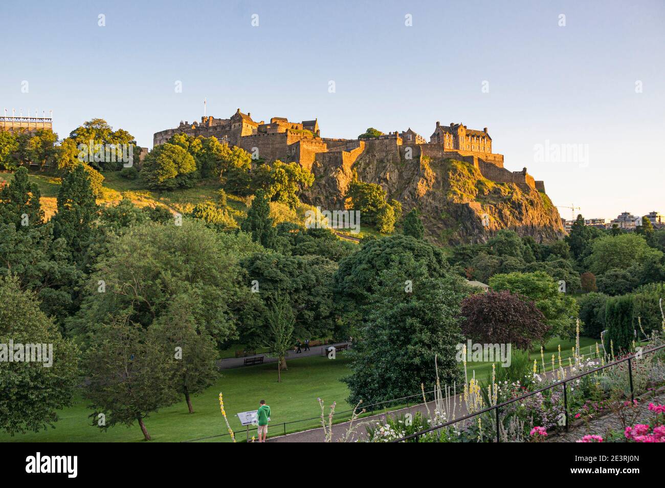 Il castello di Edimburgo Foto Stock