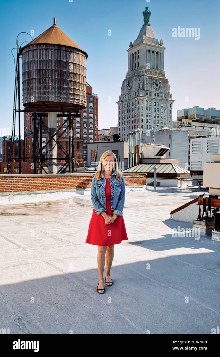 USA / New York City / librerie / Nancy Bass Wyden il proprietario della terza generazione dell'edificio e la libreria Strand a New York City . Foto Stock