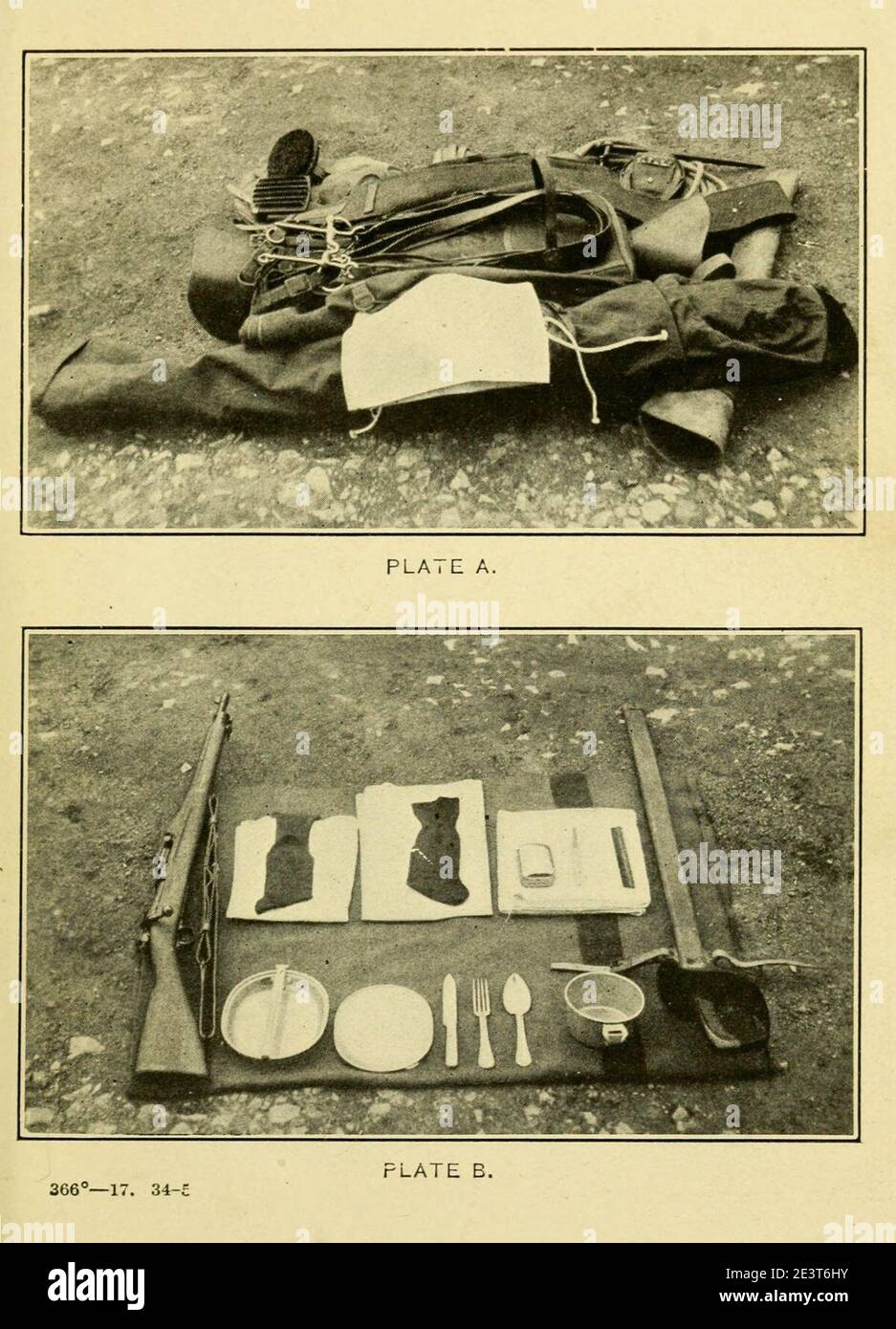 Manuale per ufficiali non commissionati e privati di cavalleria dell'Esercito degli Stati Uniti. 1917. Da utilizzare anche da società di ingegneri (montati) per l'istruzione e la formazione di cavalleria Foto Stock