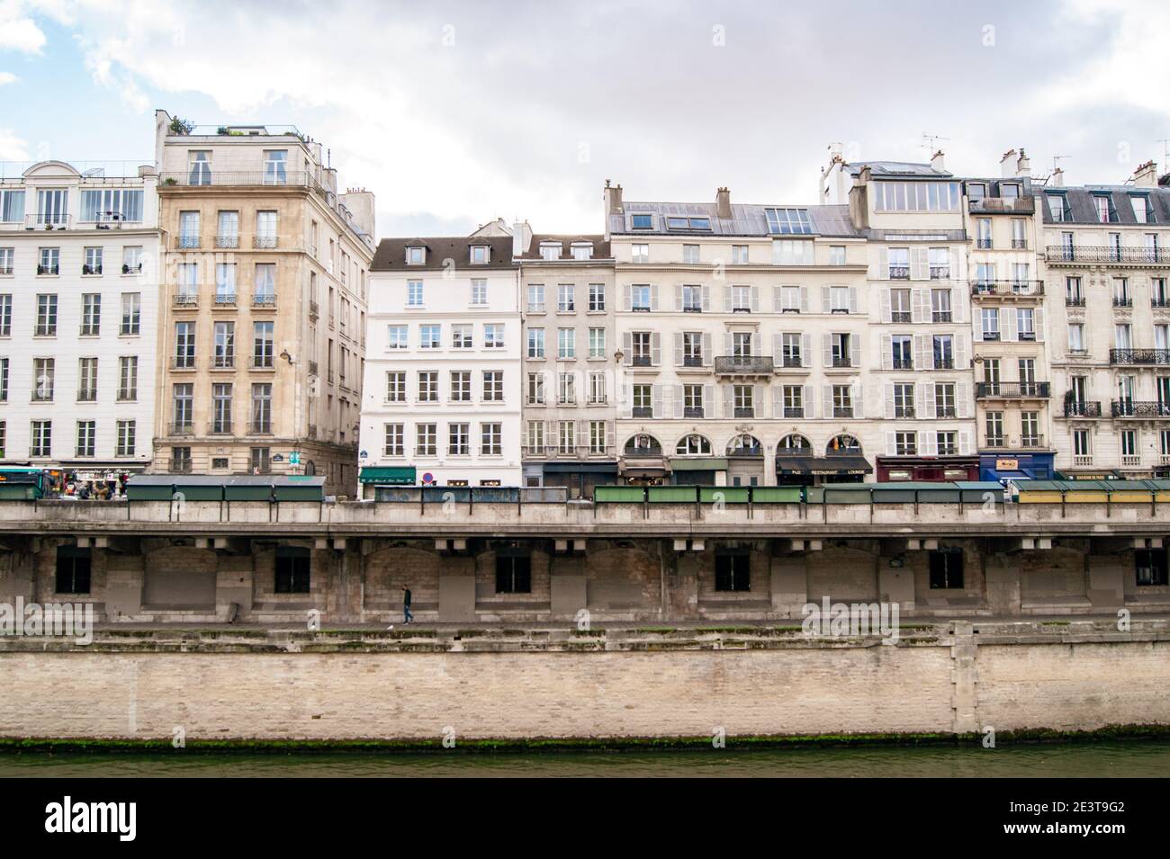 Les Quais de Seine Foto Stock