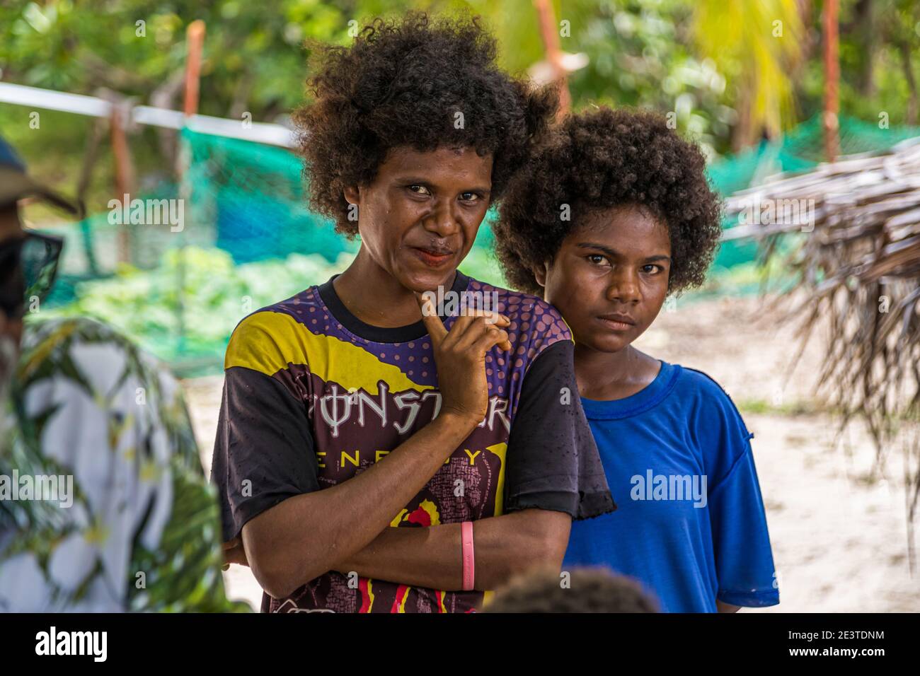 Donne locali della Panasia, Papua Nuova Guinea Foto Stock