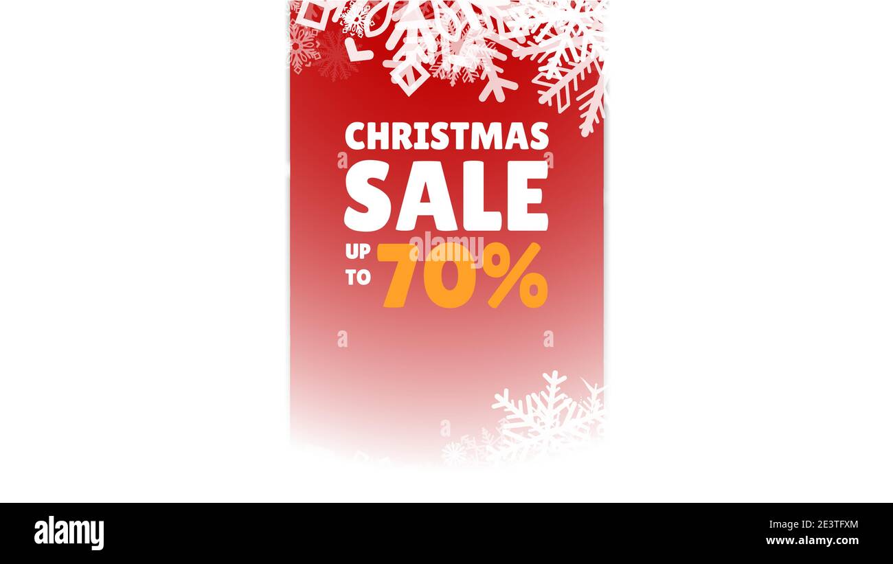 Set di regali di Capodanno sullo sfondo di un festival. Saldi di Natale Acquista ora. Buon Natale e Felice Anno Nuovo. Colorato. Le vacanze invernali sono realistiche Illustrazione Vettoriale