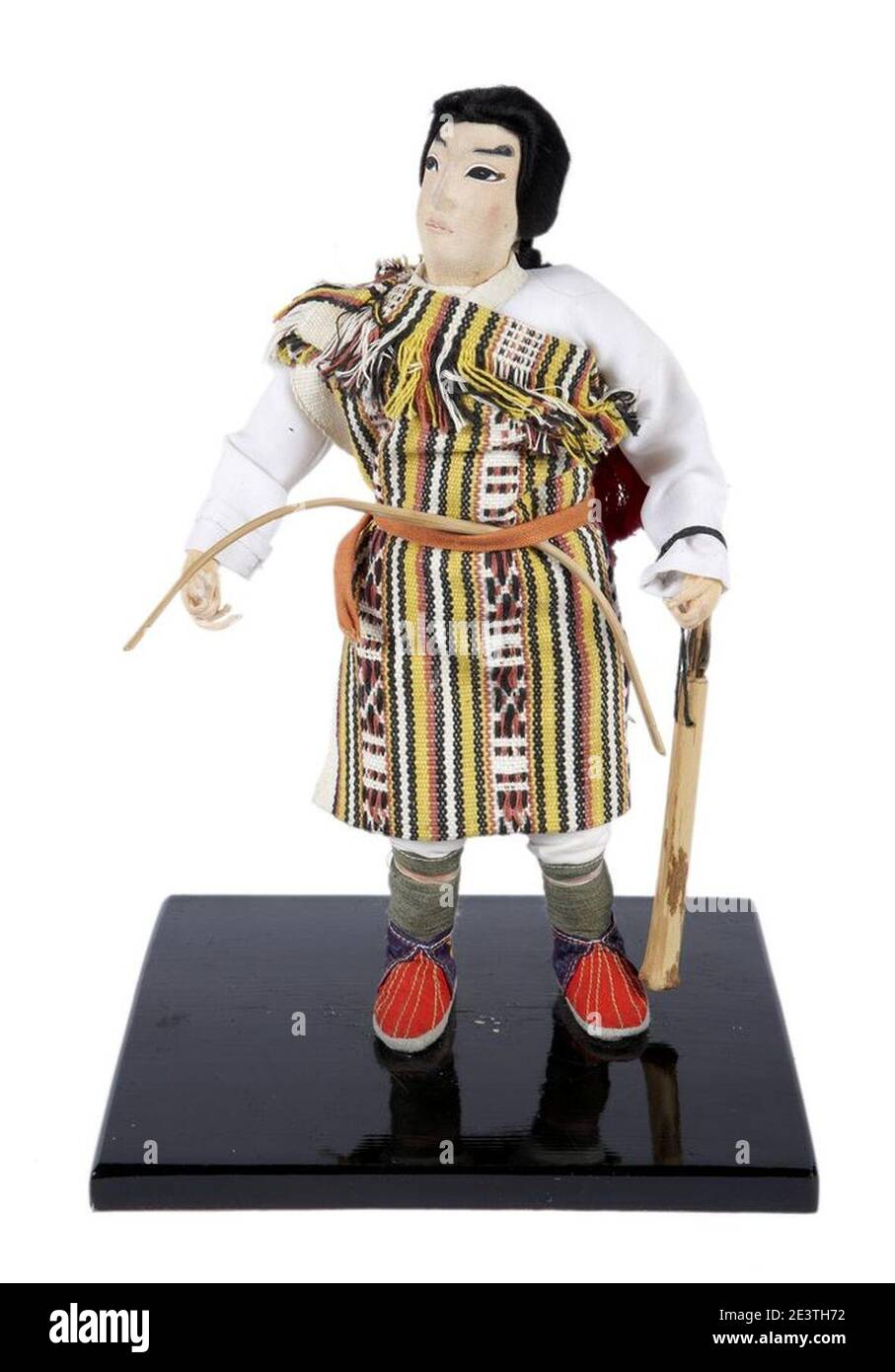 Bambola maschile ''Lepchaa'' donata agli Stati Uniti da Hope Cooke, Regina di Sikkim. Foto Stock