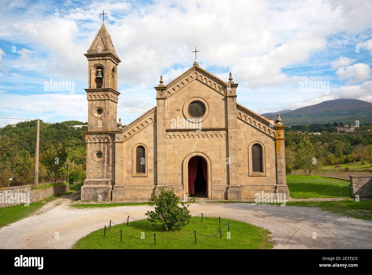 Chiesa di Santa Maria in Lamula, Arcidosso, Toscana, Italia Foto Stock