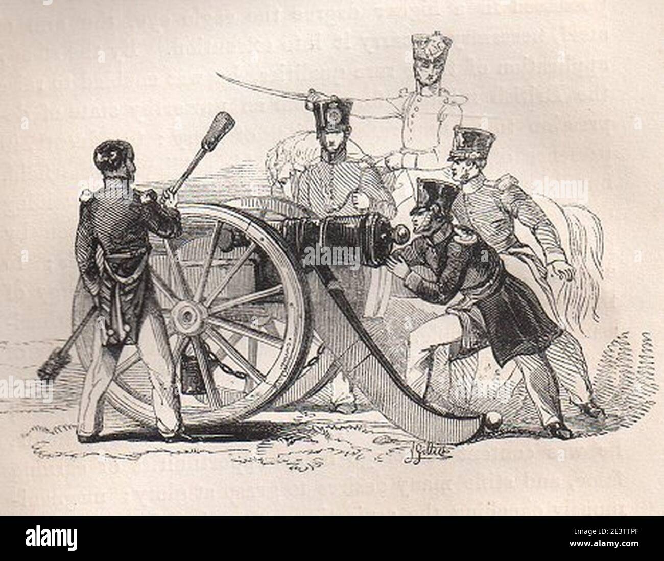 Generale maggiore Arthur Wellesley, Battaglia di Argaum. Foto Stock