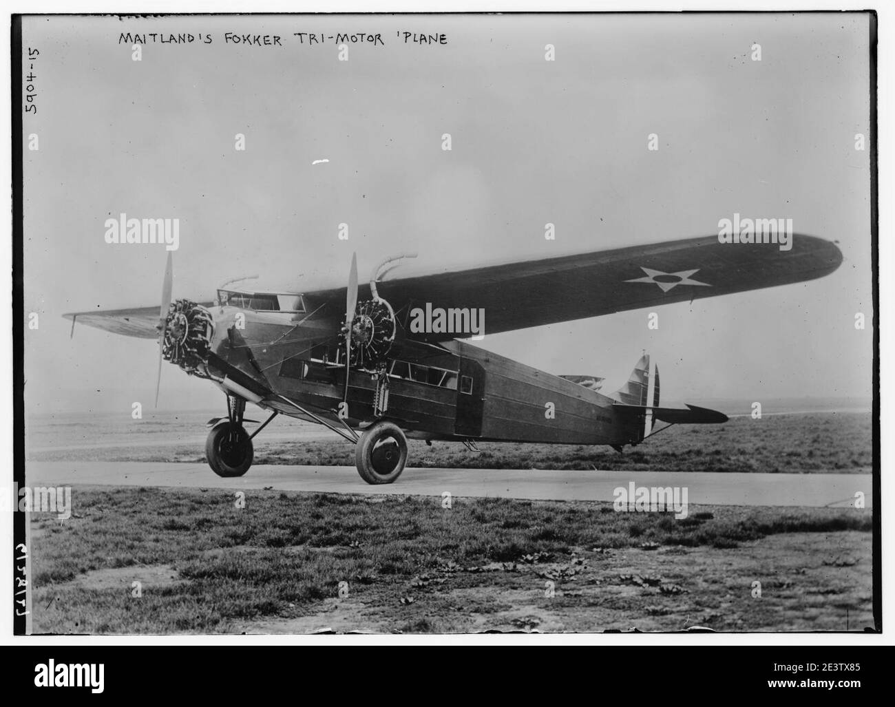 Maitland il Fokker Tri-piano del motore Foto Stock