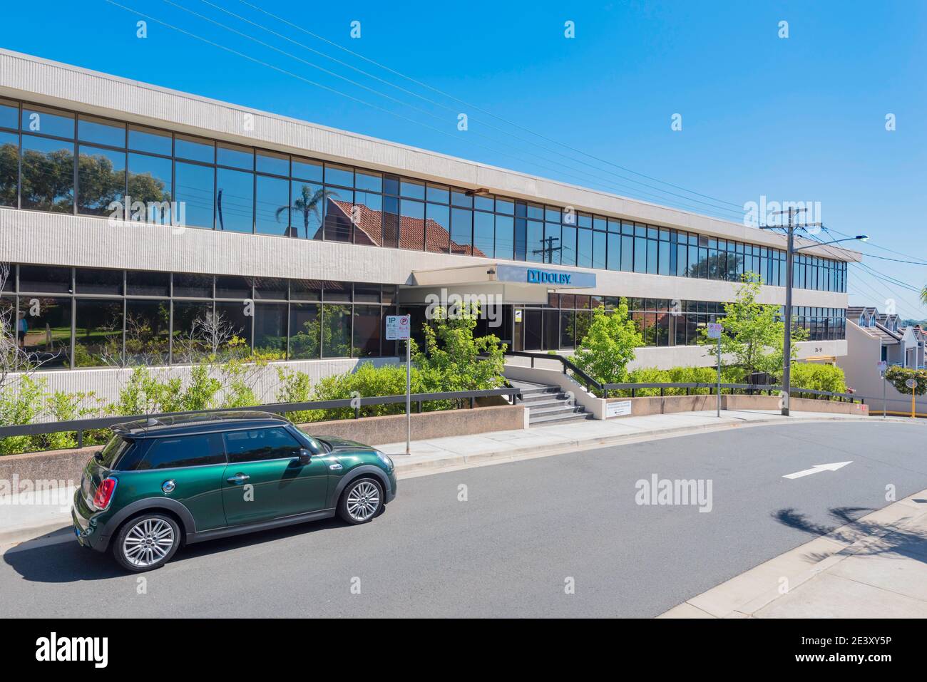 Gli eleganti e moderni uffici di Dolby Australia e BBC Studios a McMahons Point, Sydney, Australia Foto Stock