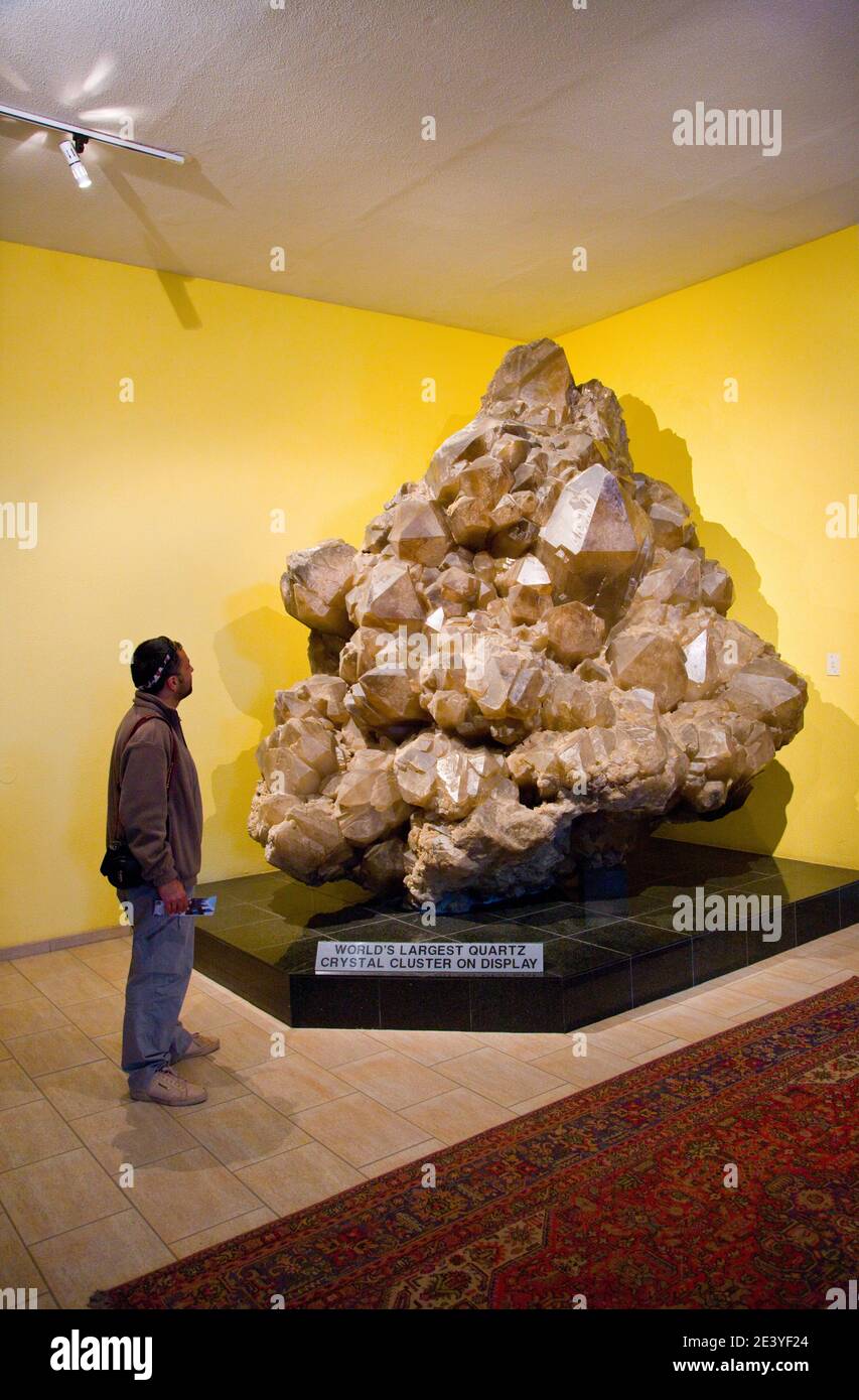 El Cuarzo,más gramde del mundo, Kristall Galerie, Swakopmund, Namibia, Africa Foto Stock