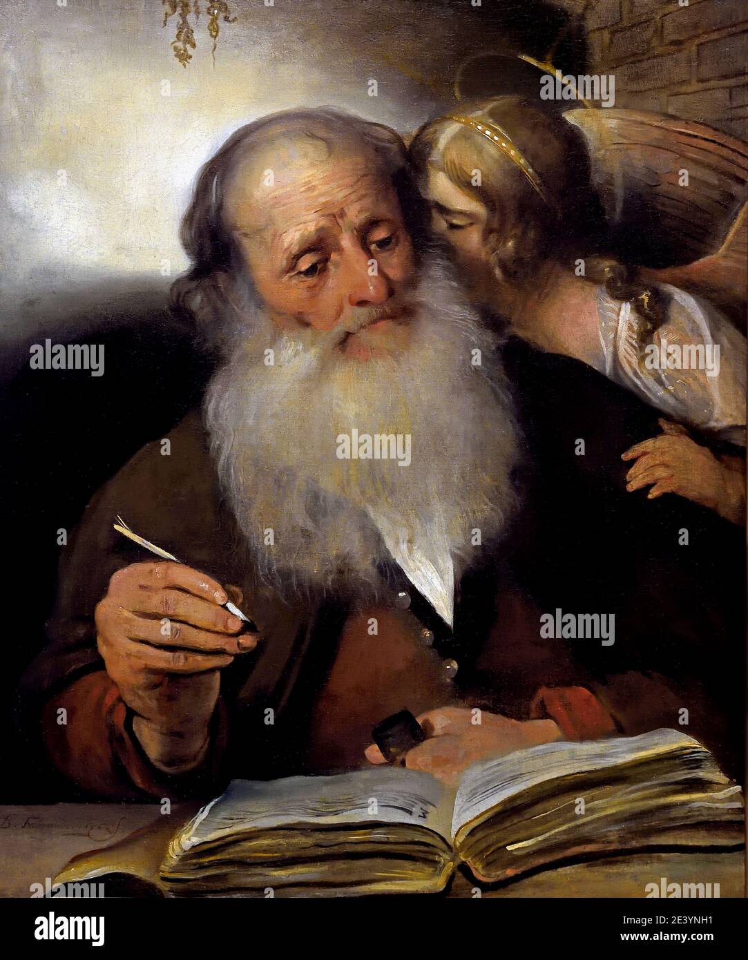 San Matteo e l'Angelo,1656 di Barent Fabritius 1624 – 1673Paesi Bassi, Paesi Bassi, Foto Stock