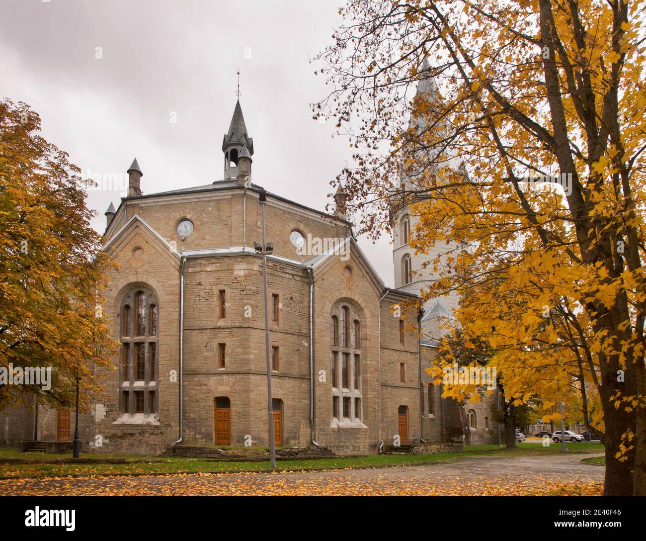 Cattedrale di Alessandro a Narva. Estonia Foto Stock