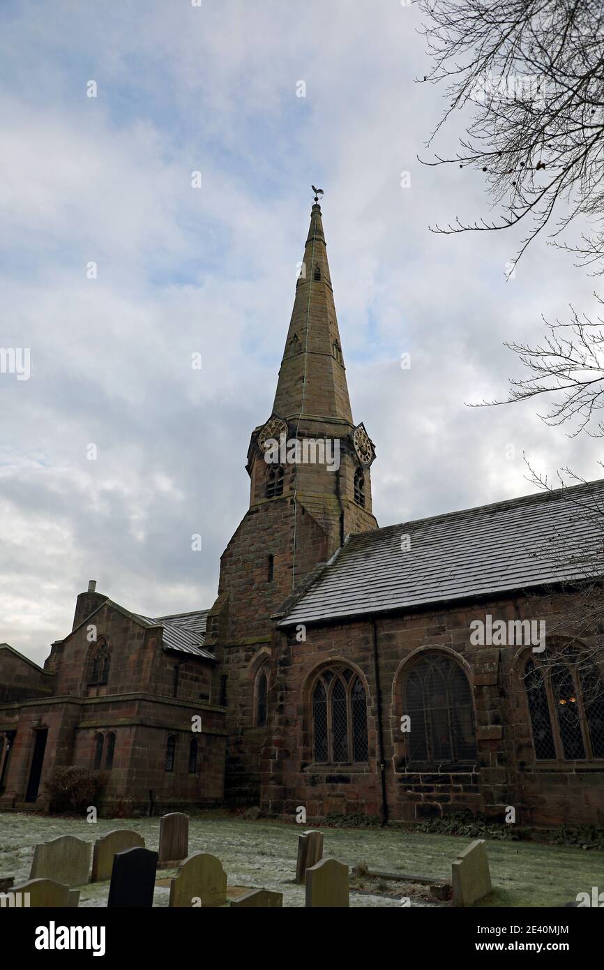 Chiesa Parrocchiale di San Michele. Aughton Lancashire. Foto Stock