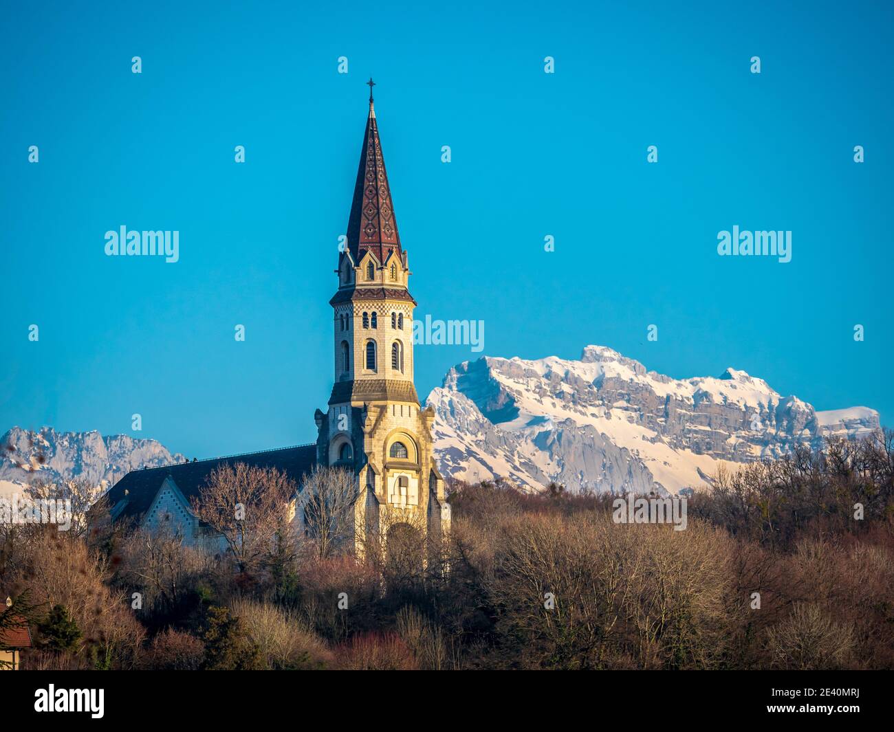 Annecy (Francia sud-orientale): La Basilica "basilique de la Visitation" Foto Stock