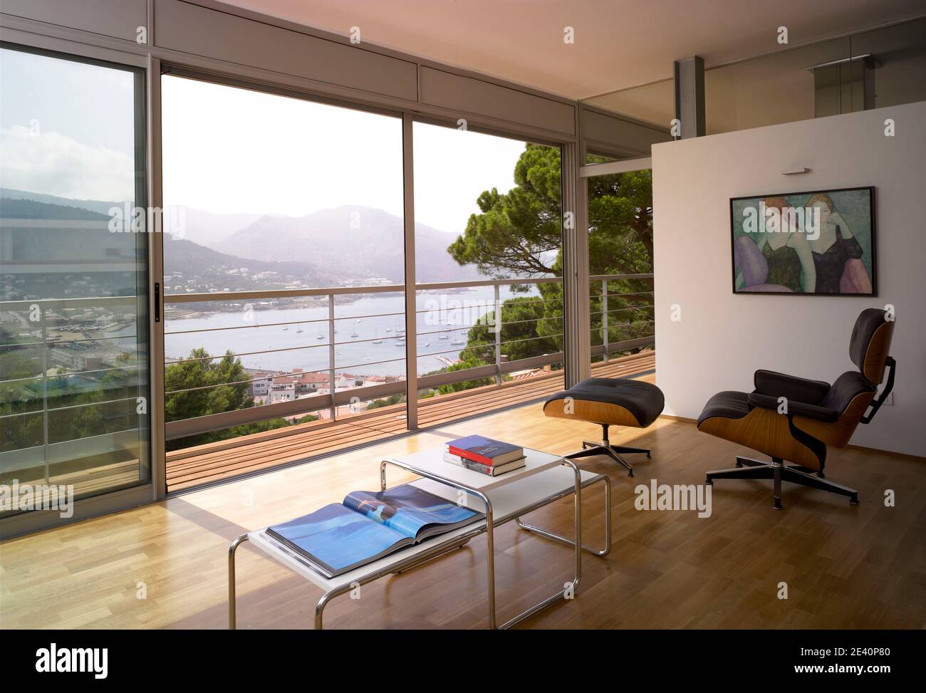 Set arq. Architects el port de la selva, Girona, wohnhaus, casa residenziale, casa, casa, casa, einfamilienhaus, casa singola, casa indipendente, Foto Stock