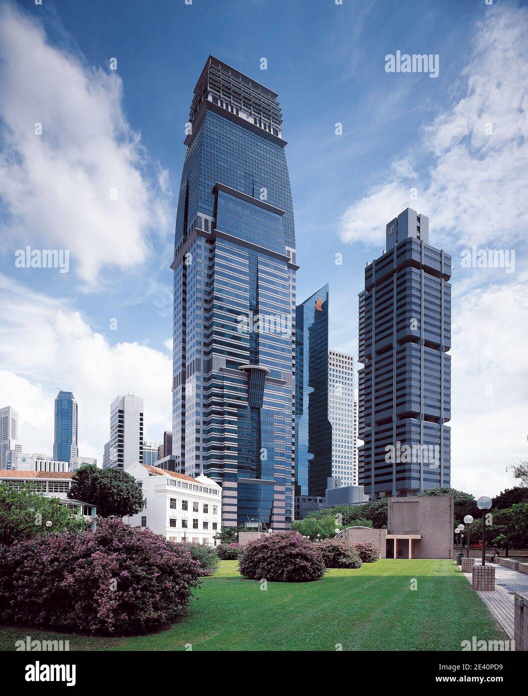 PER013, Capital Tower Singapore, Singapur, hochhaus, alto edificio, edificio a più piani, grattacielo, Rascacielos architetti pianificatori RSP, CPF b Foto Stock