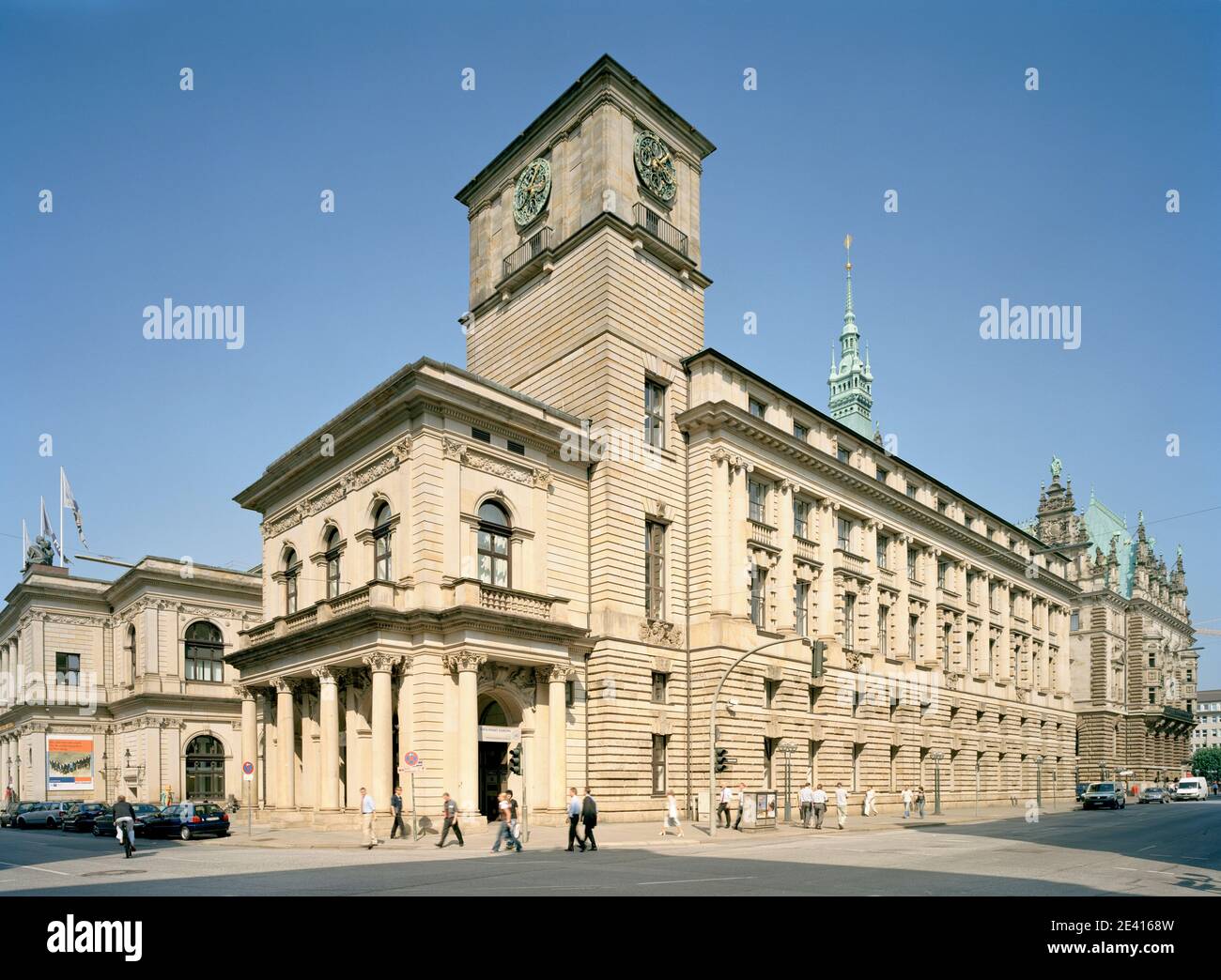 Osttrakt mit Uhrturm erbaut 1909-1912 Foto Stock