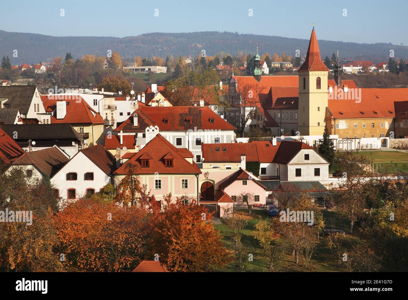 Monastero minorita di Cesky Krumlov. repubblica Ceca Foto Stock