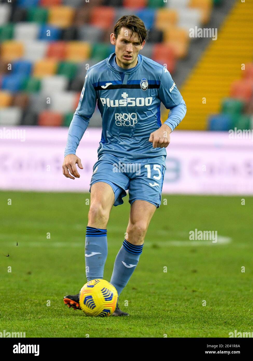 Udine, Italia. 20 gennaio 2021. Marten de Roon (Atalanta) ritratto durante Udinese Calcio vs Atalanta BC, Serie calcistica Italiana A partita a Udine, Italia, Gennaio 20 2021 Credit: Independent Photo Agency/Alamy Live News Foto Stock