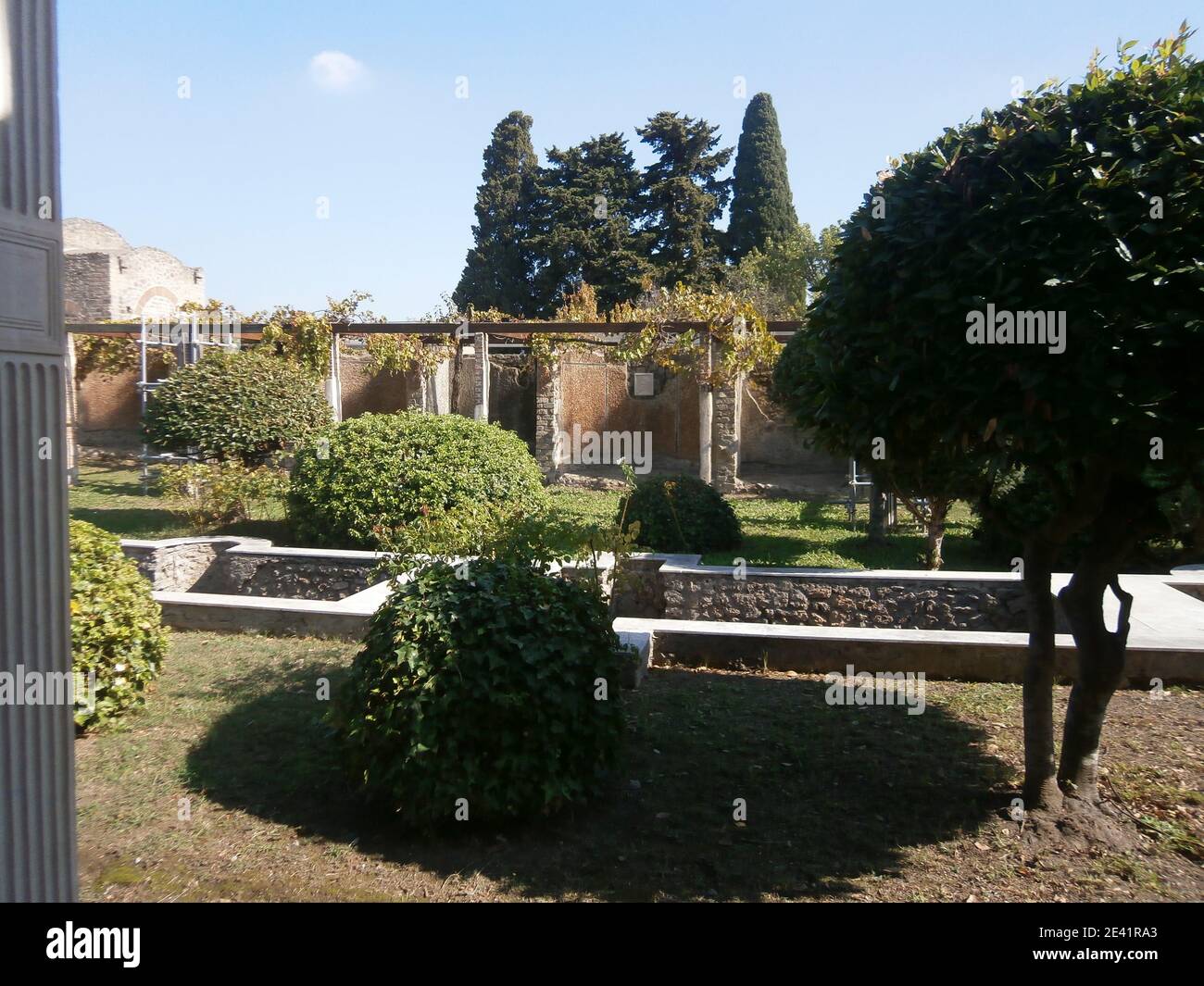 Paestum templi -Hera,Nettuno, Atena- in Cilento, Italia meridionale. Secoli di dominazione greca Foto Stock