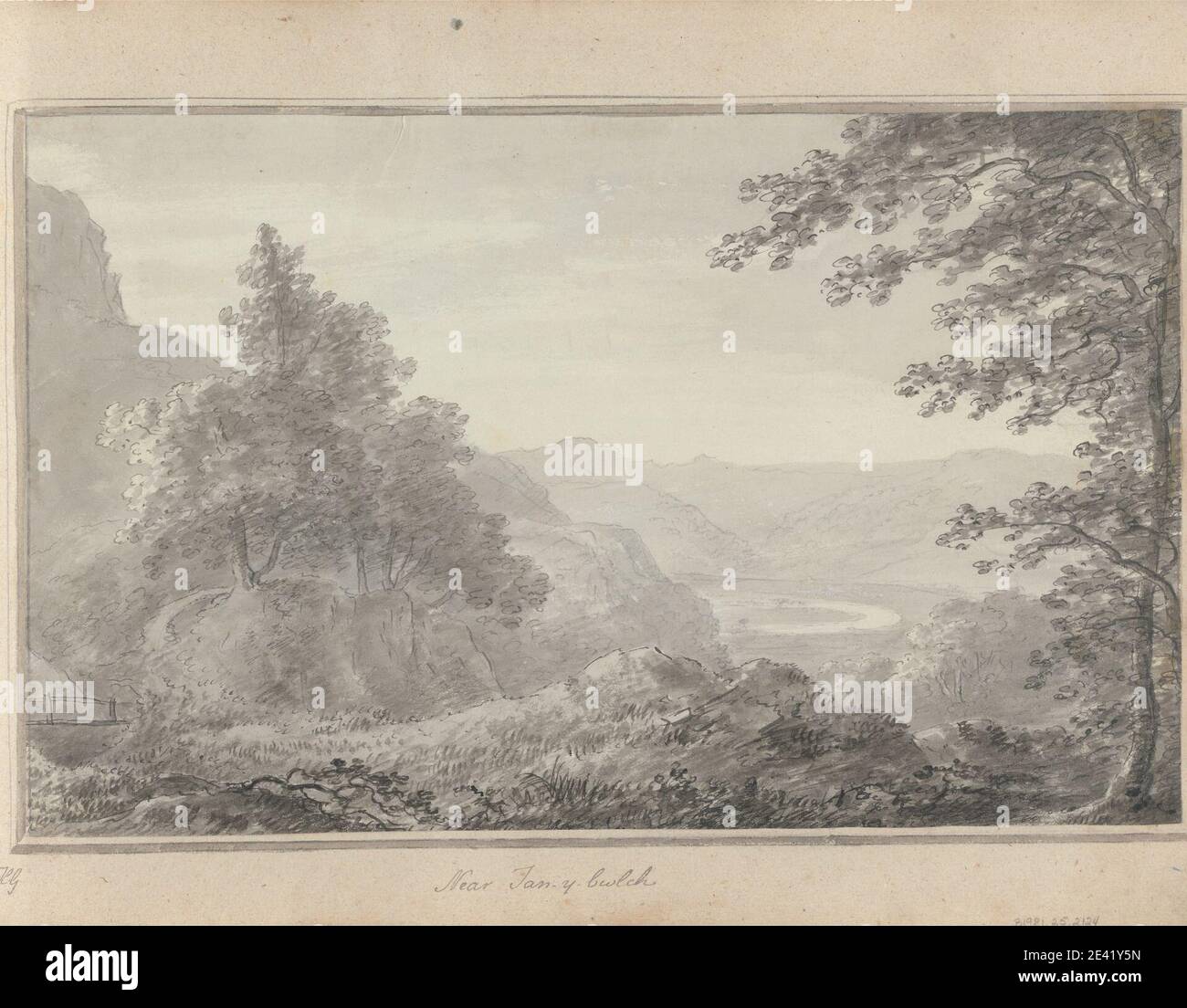 Amos Green, 1735â–1807, British, viste in Inghilterra, Scozia e Galles: Vicino a Tan-y-bwlch, 1803. Foto Stock
