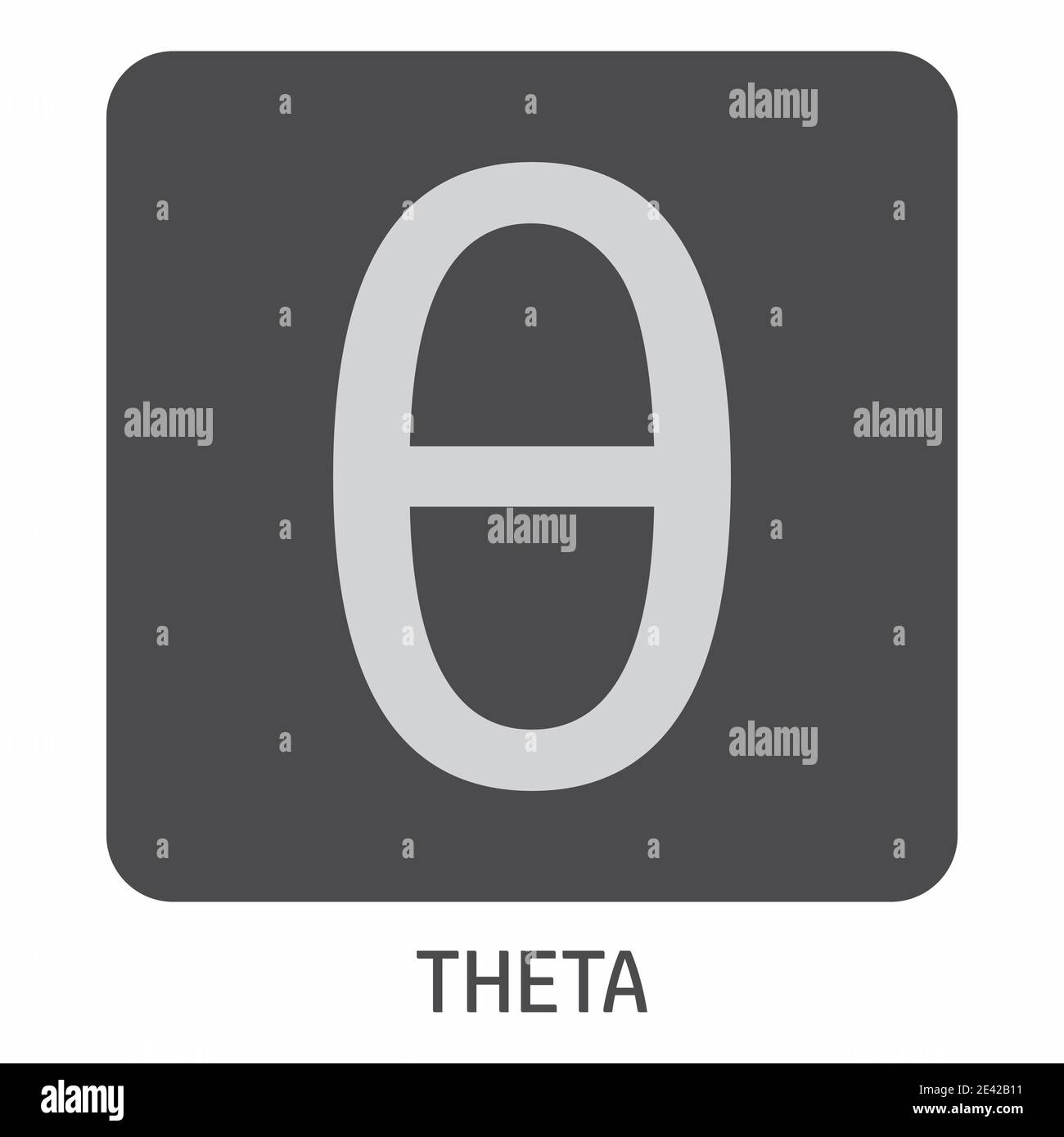 Icona della lettera greca theta Illustrazione Vettoriale Icona della lettera greca theta Illustrazione Vettoriale