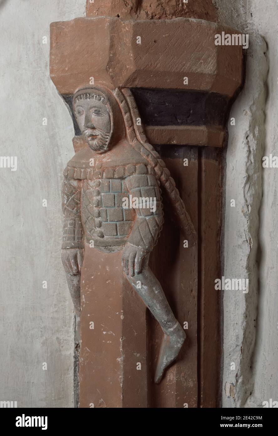 Evangelische Martinskirche, Dienst an der Chorwand, Bauer Foto Stock