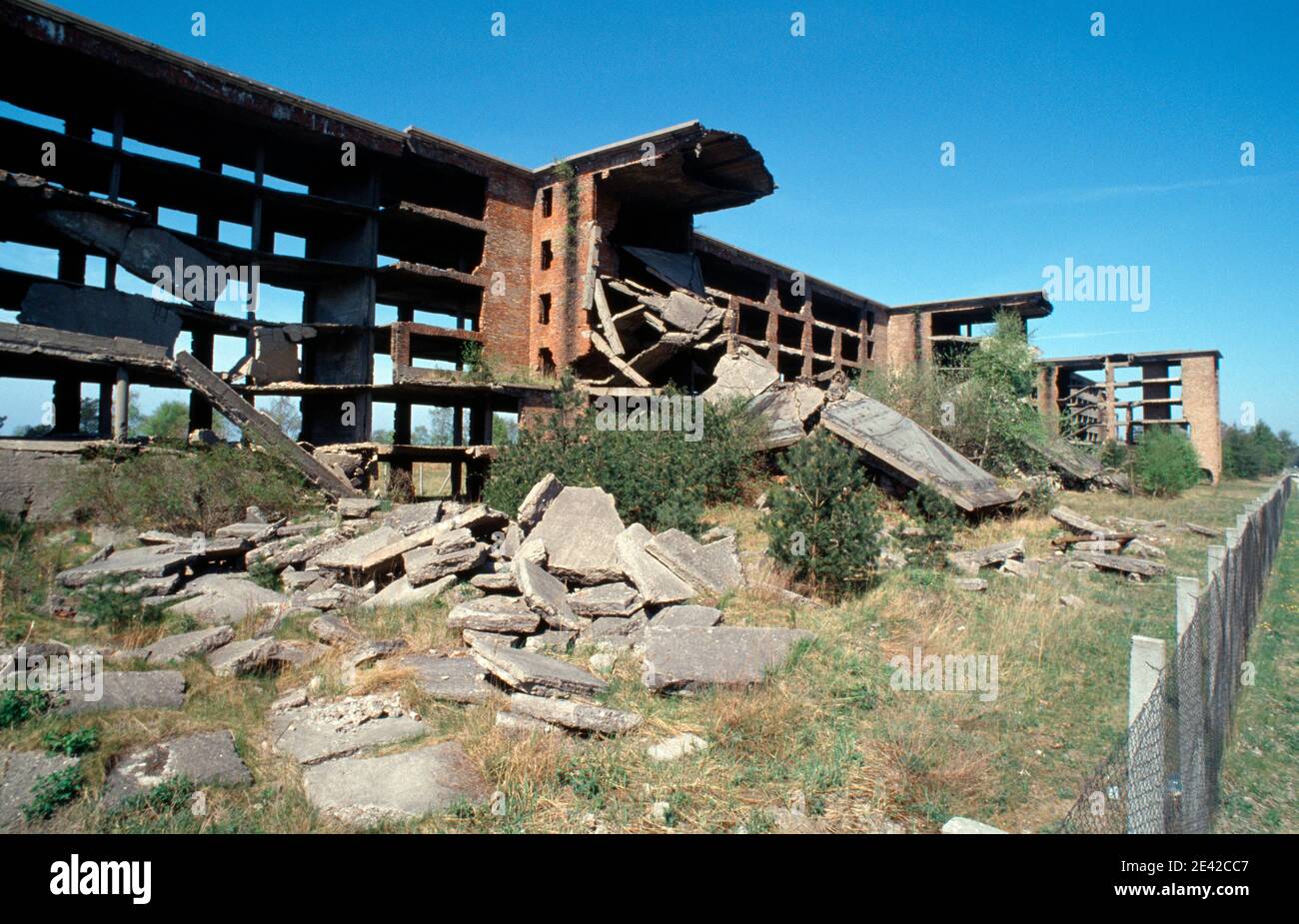 Ferienanlage der Organization Kraft durch Freude (Deutsche Arbeitsfront) 1935-1951, Ruine Foto Stock