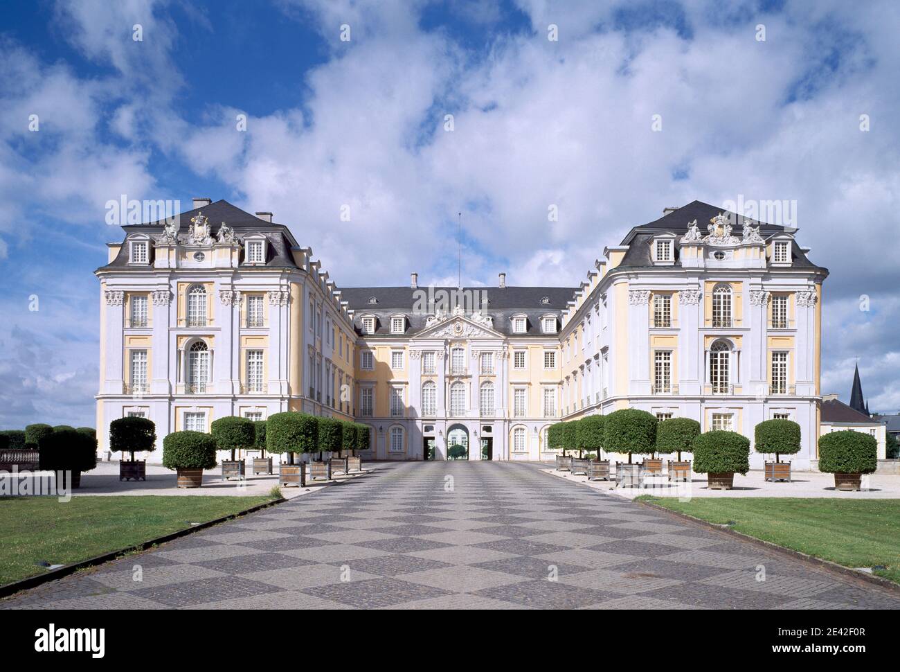 Blick von Osten in den Ehrenhof Foto Stock