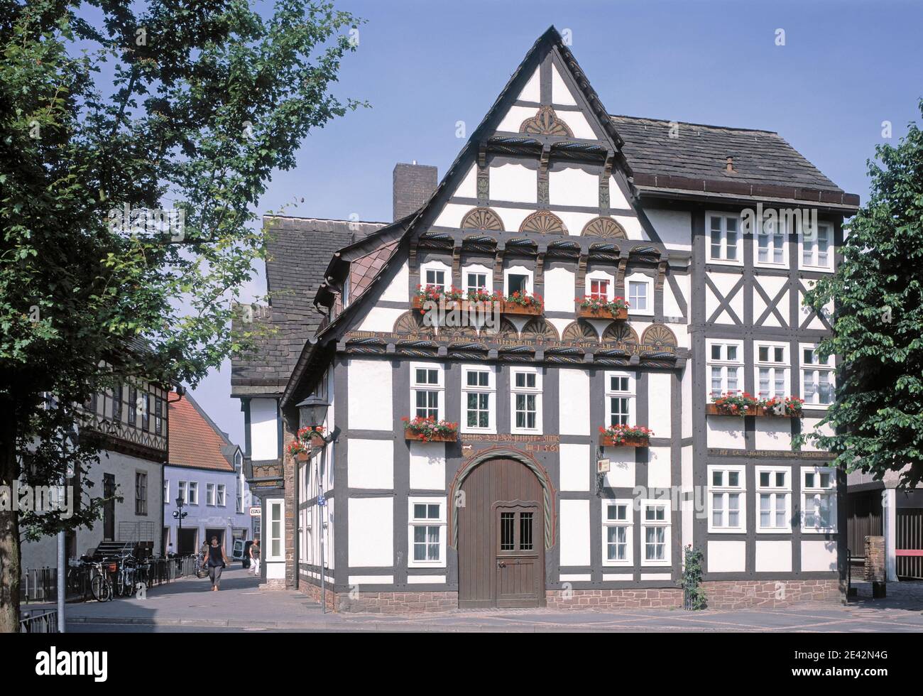 Küsterhaus 1565, Frührenaissance Foto Stock