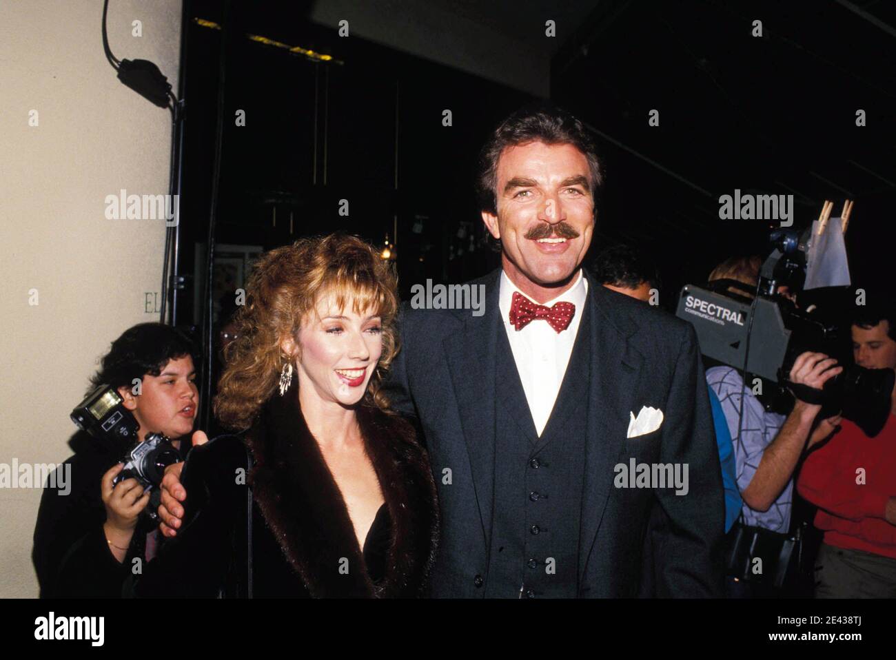 Jillie Mack e Tom Selleck 1987 Credit: Ralph Dominguez/MediaPunch Foto Stock