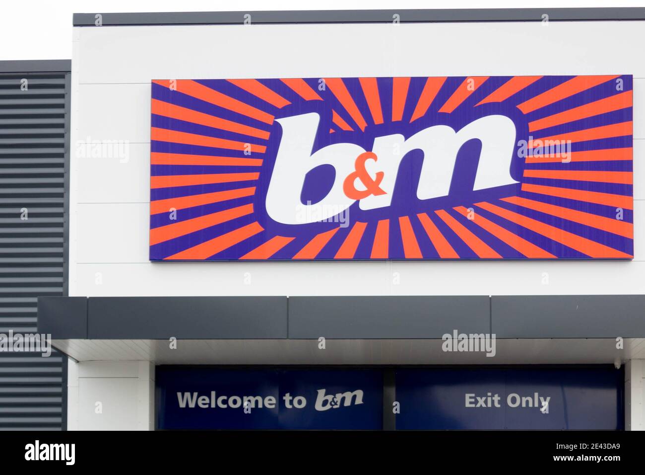negozio b&m. Foto Stock