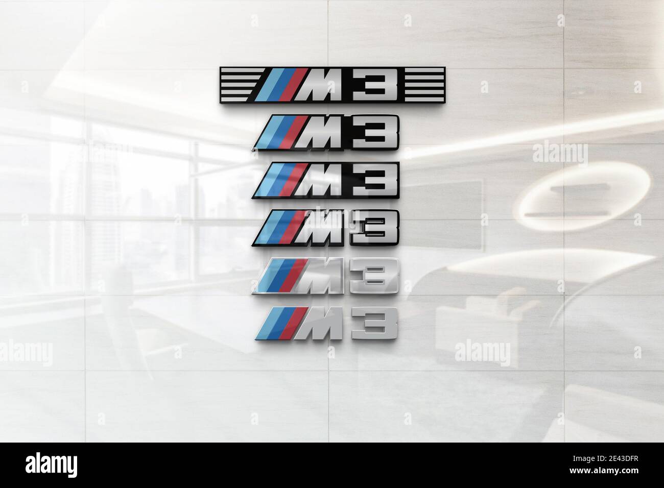 logo bmw m3 Foto Stock
