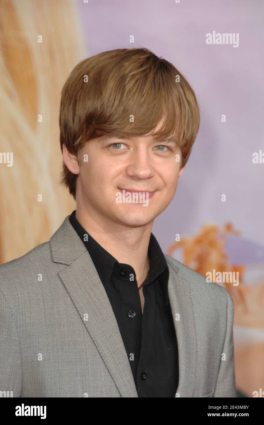 'Jason Earles partecipa alla prima mondiale di Walt Disney Pictures ''Hannah Montana the Movie'', tenutasi presso l'El Capitan Theatre di Holywood, California, USA il 2 aprile 2009. Photo by Greylock/ABACAPRESS.COM (pictured: Jason Earles)' Foto Stock