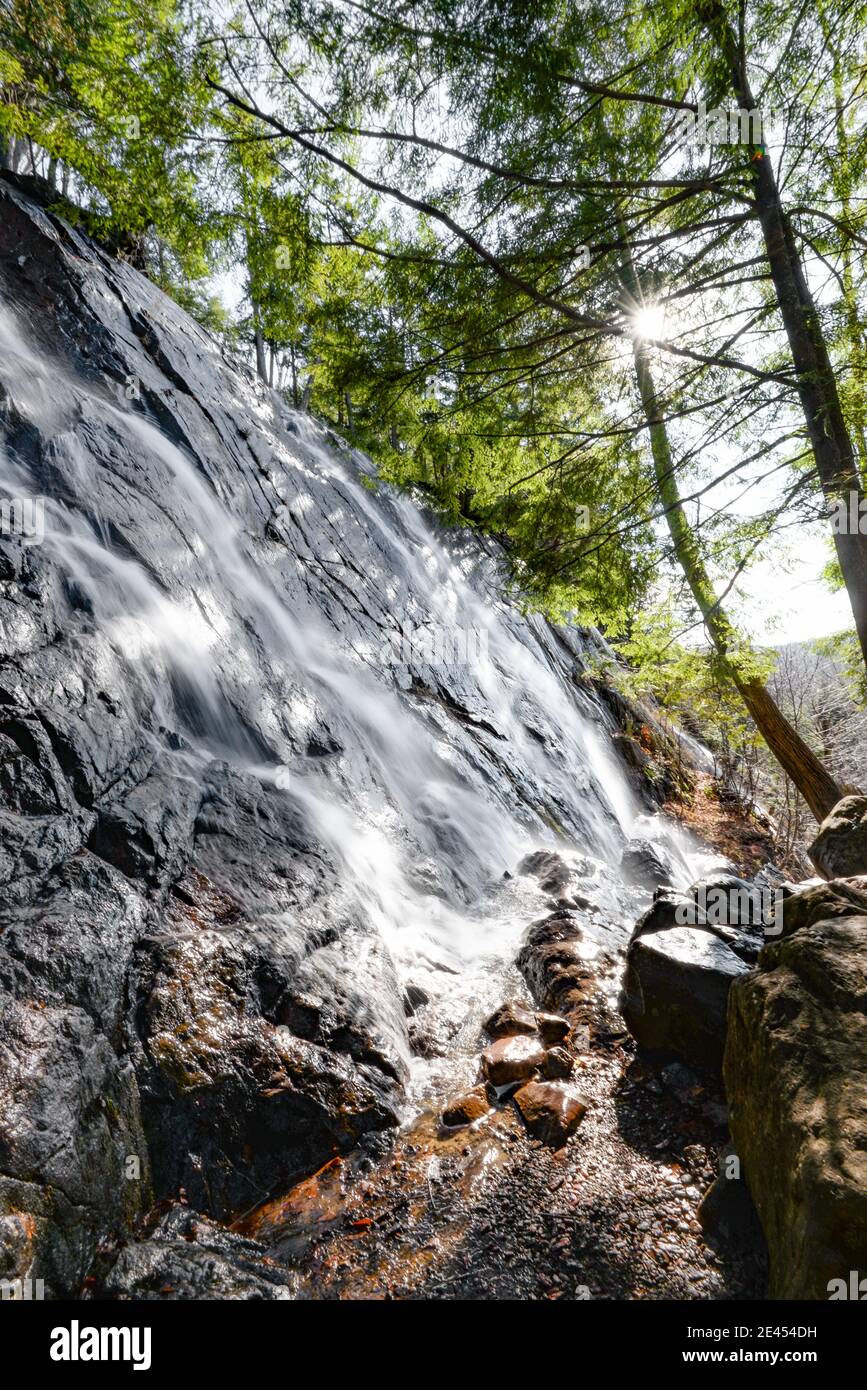 Cascata a Mont Tremblant Foto Stock