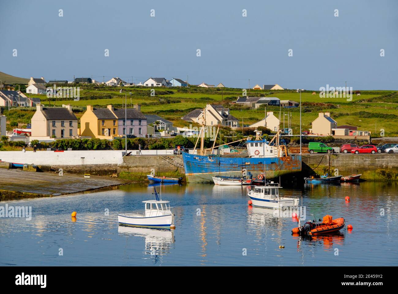 porto di Portmagee a Kerry, Irlanda Foto Stock