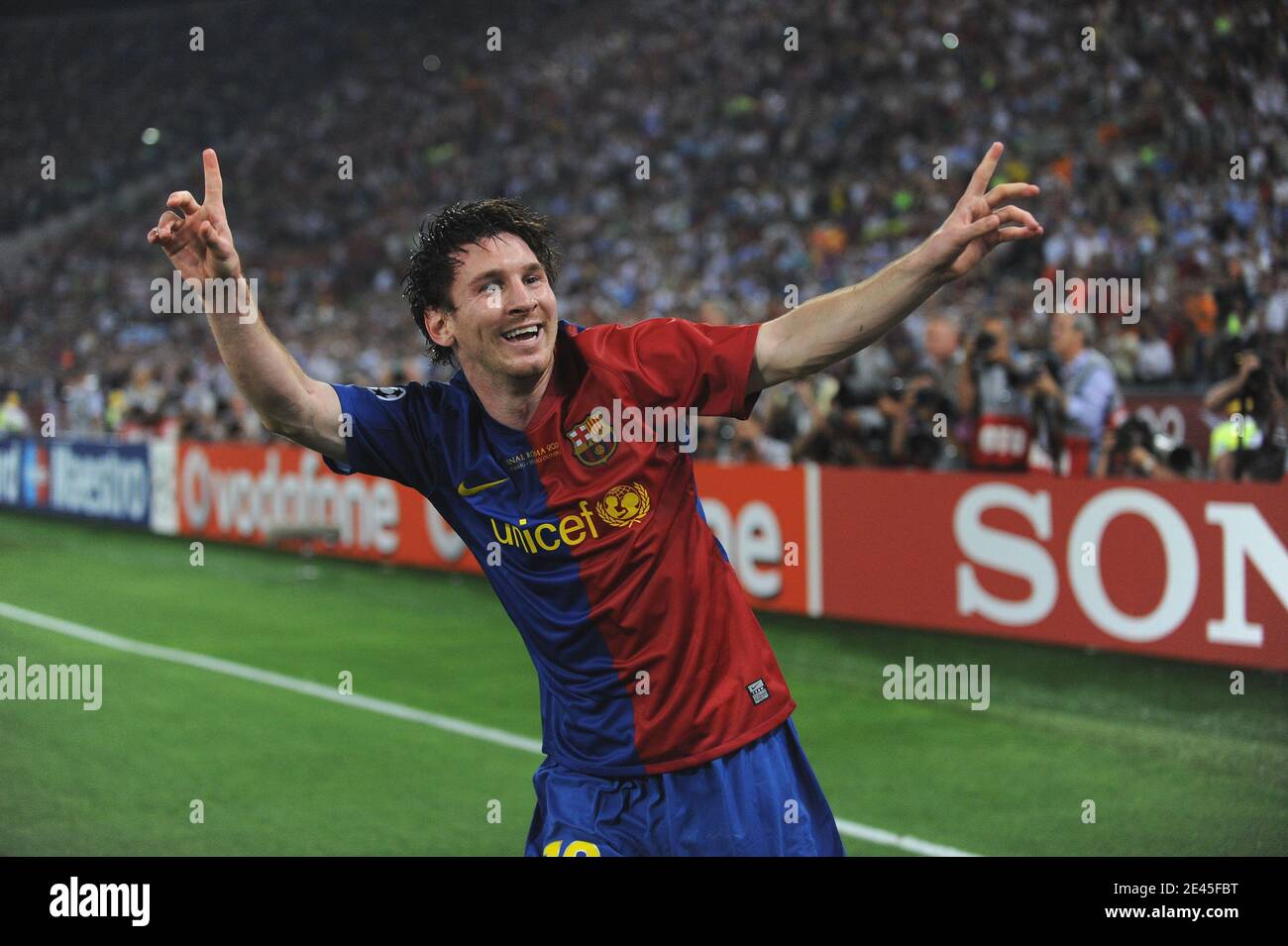 Messi gol finale champions 2009 immagini e fotografie stock ad alta  risoluzione - Alamy