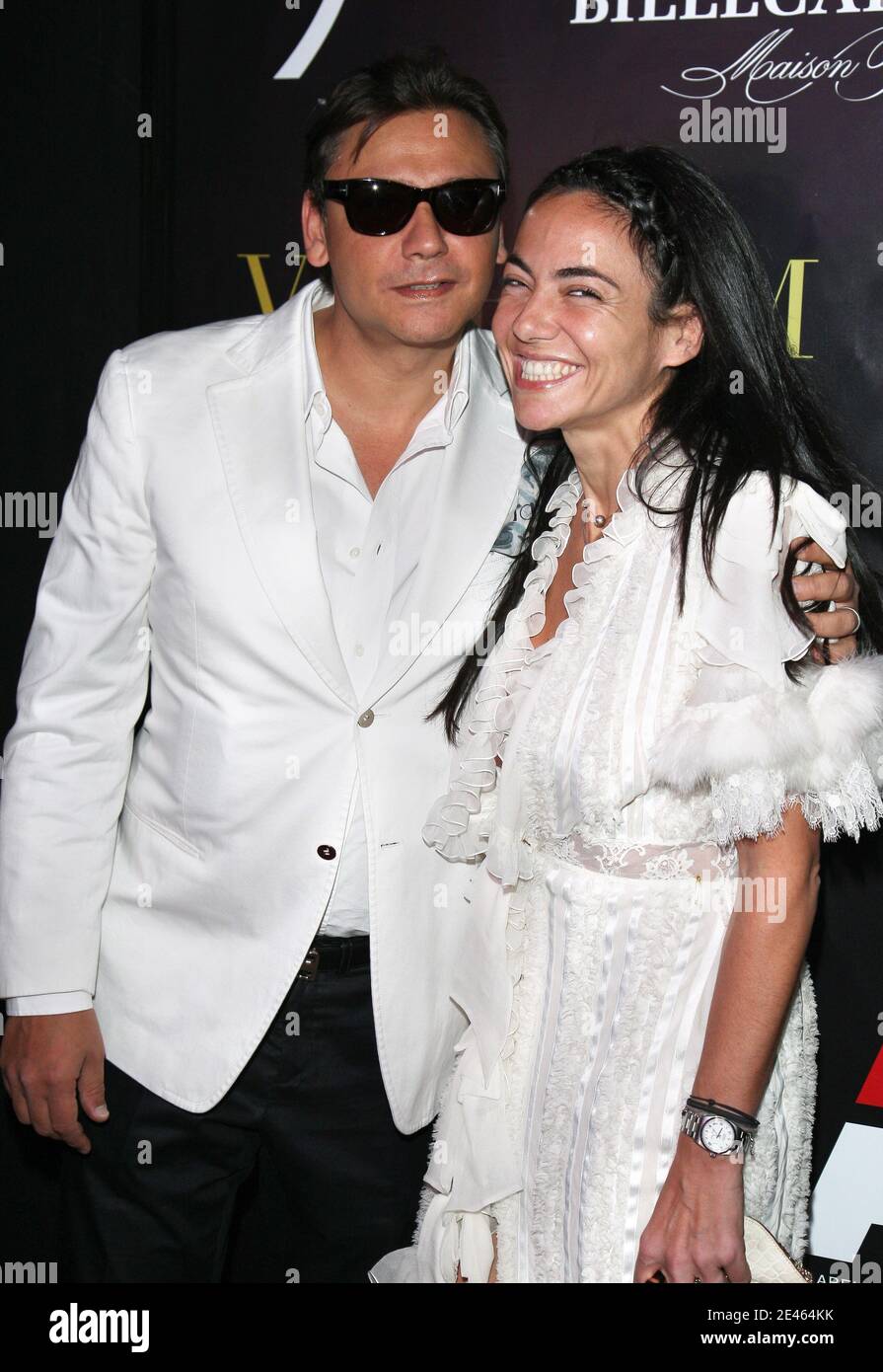 Valery Zeitoun e sua moglie Sandra frequentano la festa di Label AZ che si  è tenuta