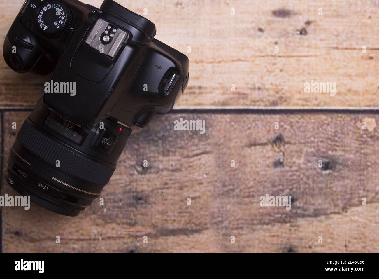 Desktop con elemento videocamera Foto Stock