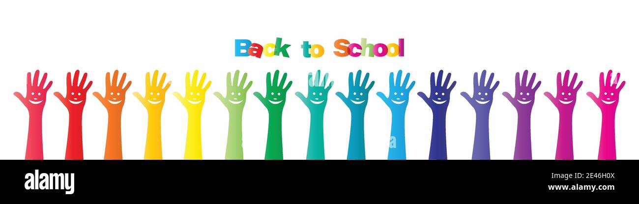 Modello di progettazione di pagine Web per il ritorno a scuola. Scuola d'arte, corso, classe, istruzione. Concetto di design moderno per lo sviluppo di siti Web e siti Web mobili. H Illustrazione Vettoriale