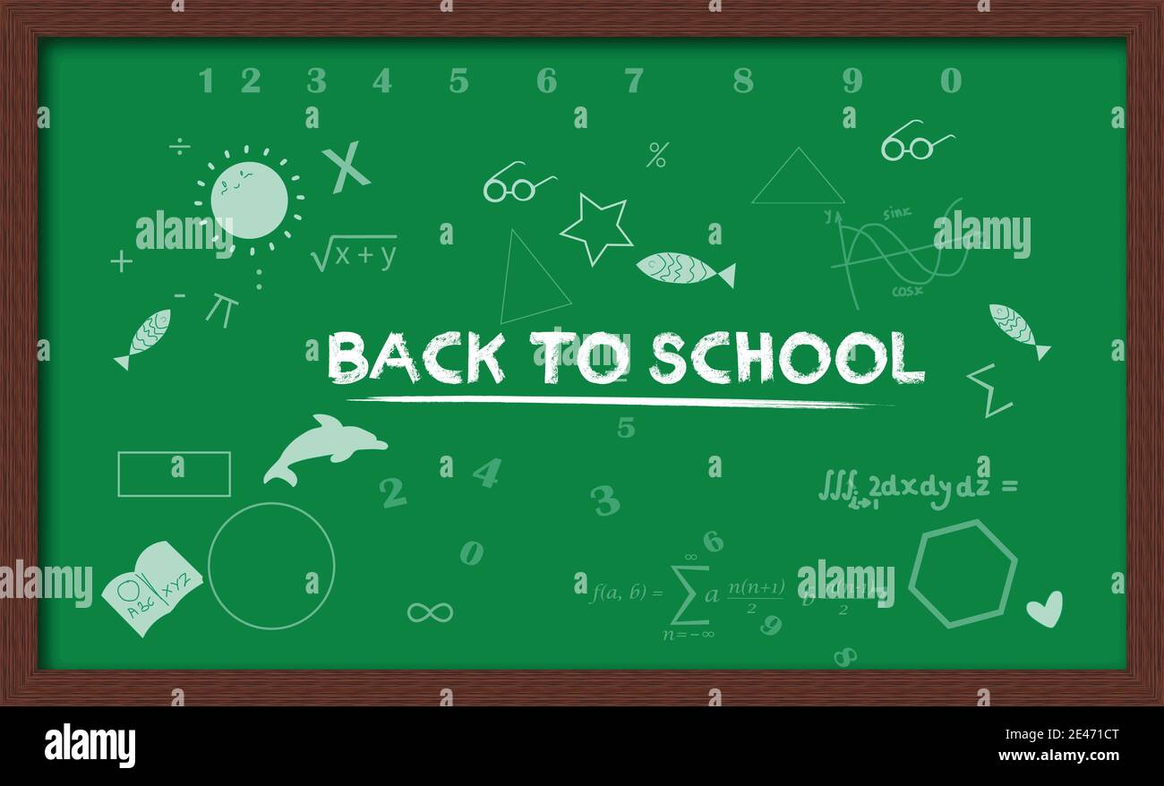 Modello di progettazione di pagine Web per il ritorno a scuola. Scuola d'arte, corso, classe, istruzione. Concetto di design moderno per lo sviluppo di siti Web e siti Web mobili. H Illustrazione Vettoriale